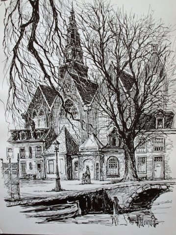 Westerkerk lang geleden
